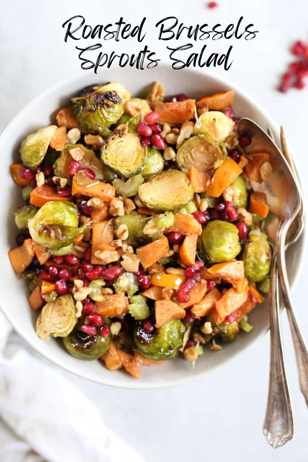 roasted brussels sprouts salad recipe