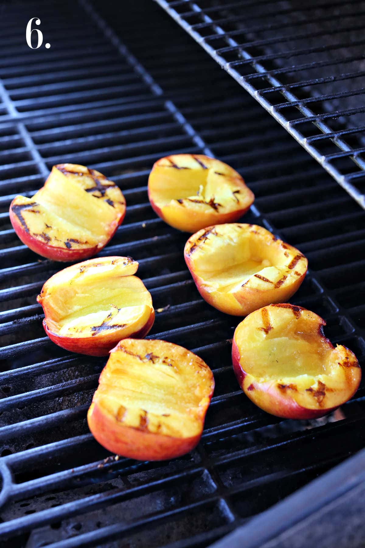 grilled stuffed peaches
