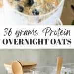 High protein overnight oats recipe.