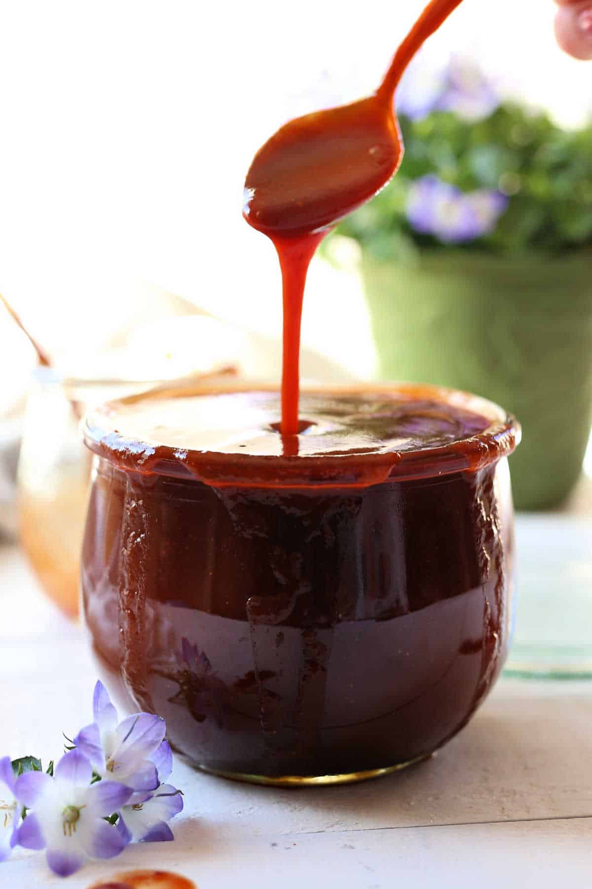 BBQ sauce recipe for use in gluten-free cooking and recipes.