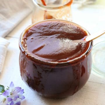 Gluten-free barbeque sauce to use as a marinade when cooking for those who are gluten-free.