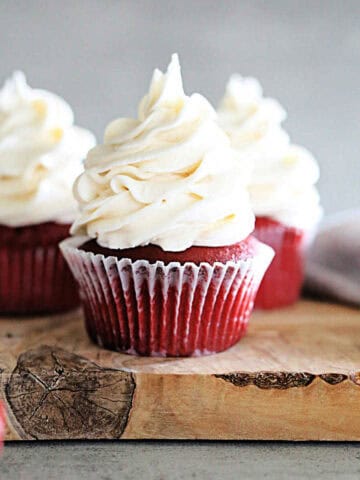 Gluten-free vanilla cupcake recipe.