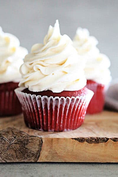 Gluten-free vanilla cupcake recipe.