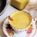 Turmeric tea recipe in a mug.