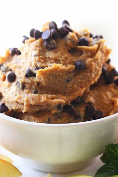 Easy chickpea cookie dough recipe.